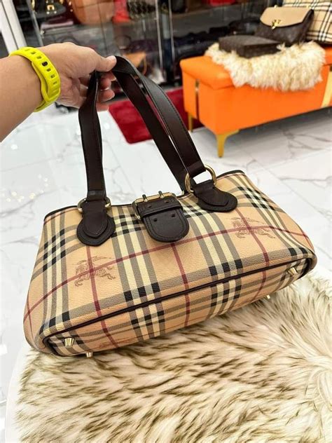 burberry haymarket check eden tote|burberry haymarket check tote bag.